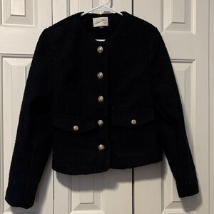 Universal Thread Black Blazer with Gold Buttons